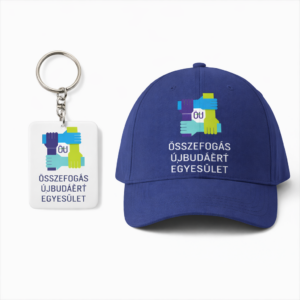Összefogás Újbudáért sapka és kulcstartó